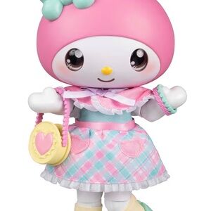 Sanrio My Melody Pink & Mint Dress-Up Figure with Yellow Heart Purse